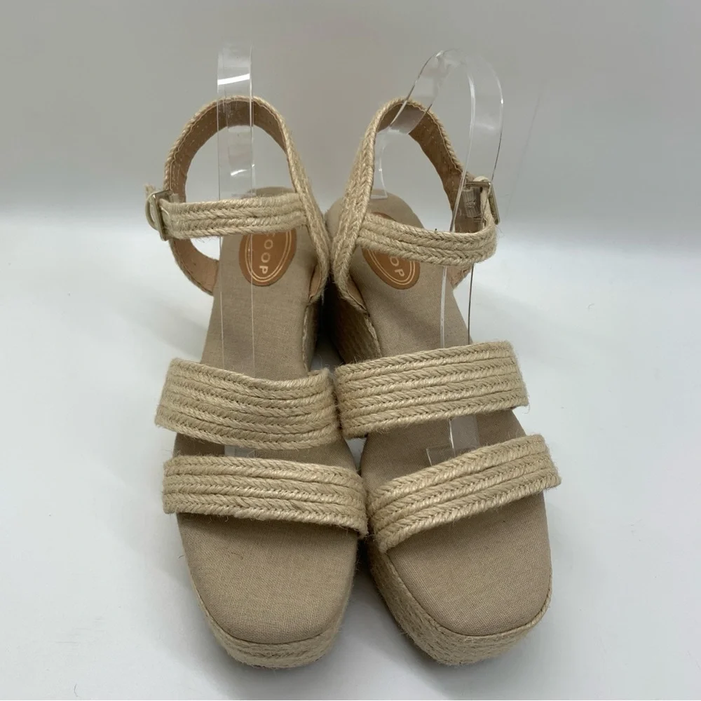 Scoop NYC Women's Jute Wrapped Wedge Sandals Size 10 NWOT - Picture 4 of 14